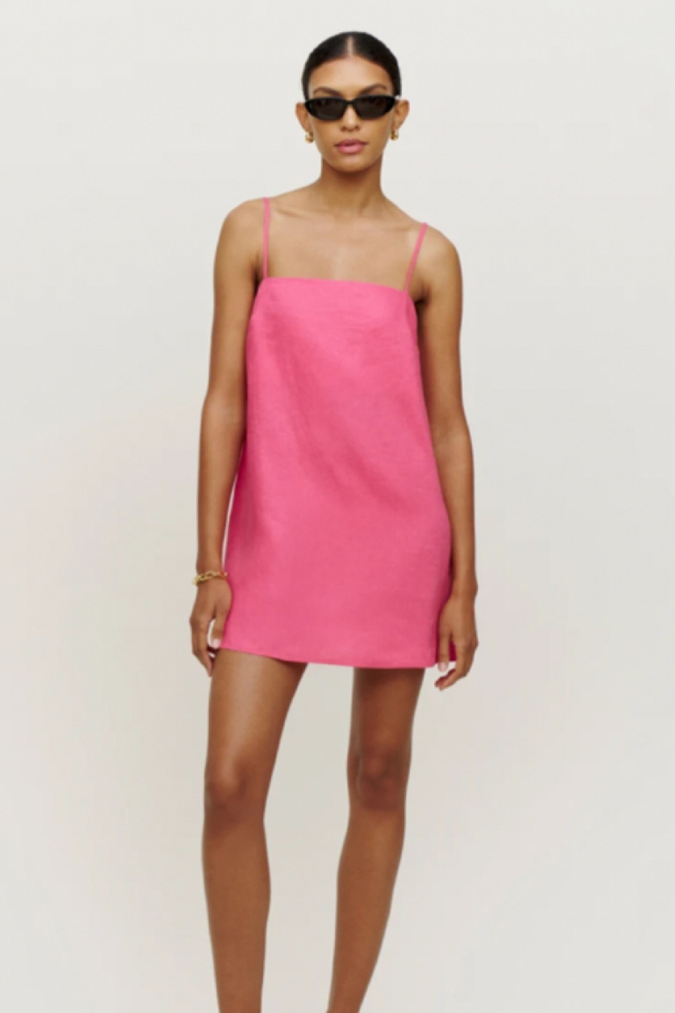 Pink linen shift dress! Summer Barbie!!

#LTKstyletip #LTKunder100 #LTKtravel