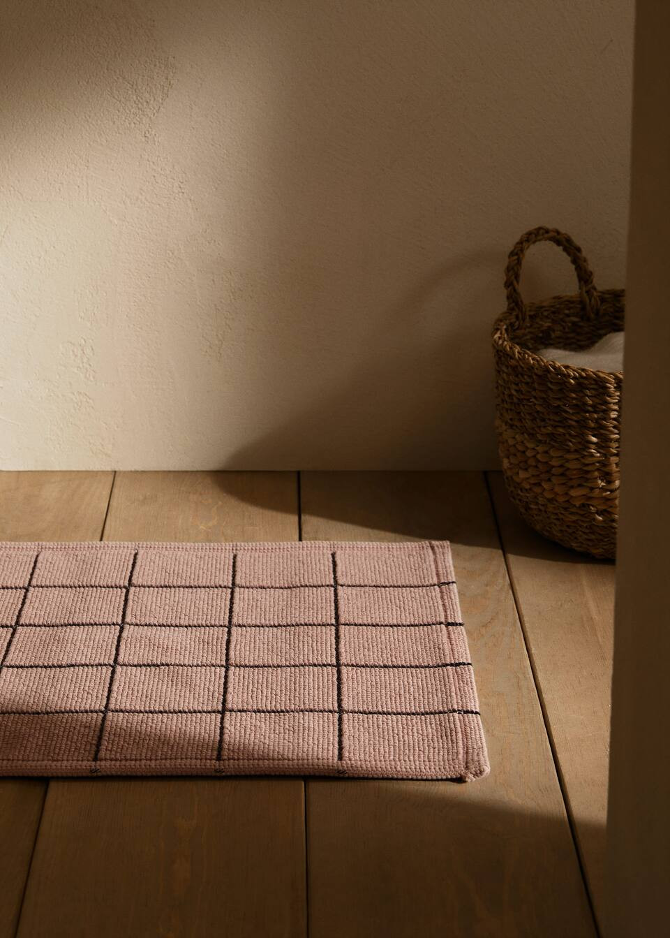 Striped cotton rug | MANGO (US)