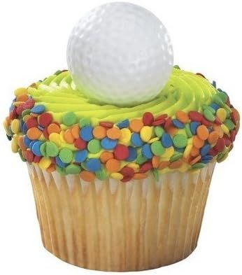 Golf Ball Cupcake Rings Party Favors (24-Pack) | Amazon (US)