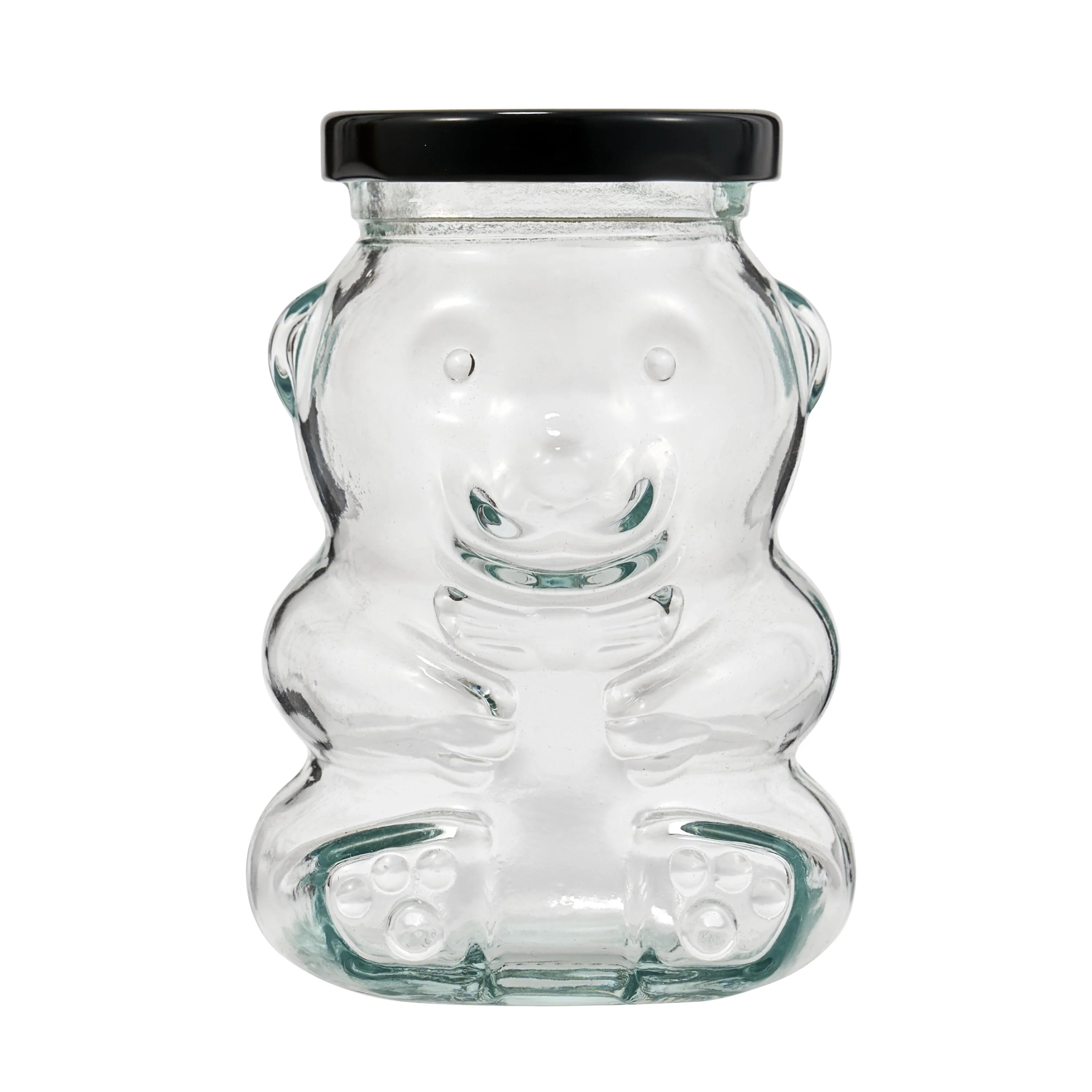 Plaid Surfaces Glass Bear Jar with Lid, 6.08 oz Customizable Jar for DIY Arts and Crafts | Walmart (US)