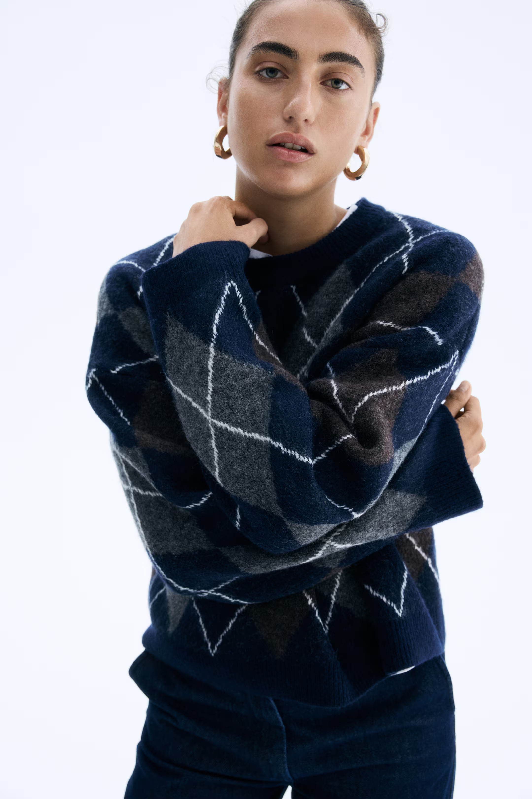 Jacquard-knit jumper | H&M (UK, MY, IN, SG, PH, TW, HK)