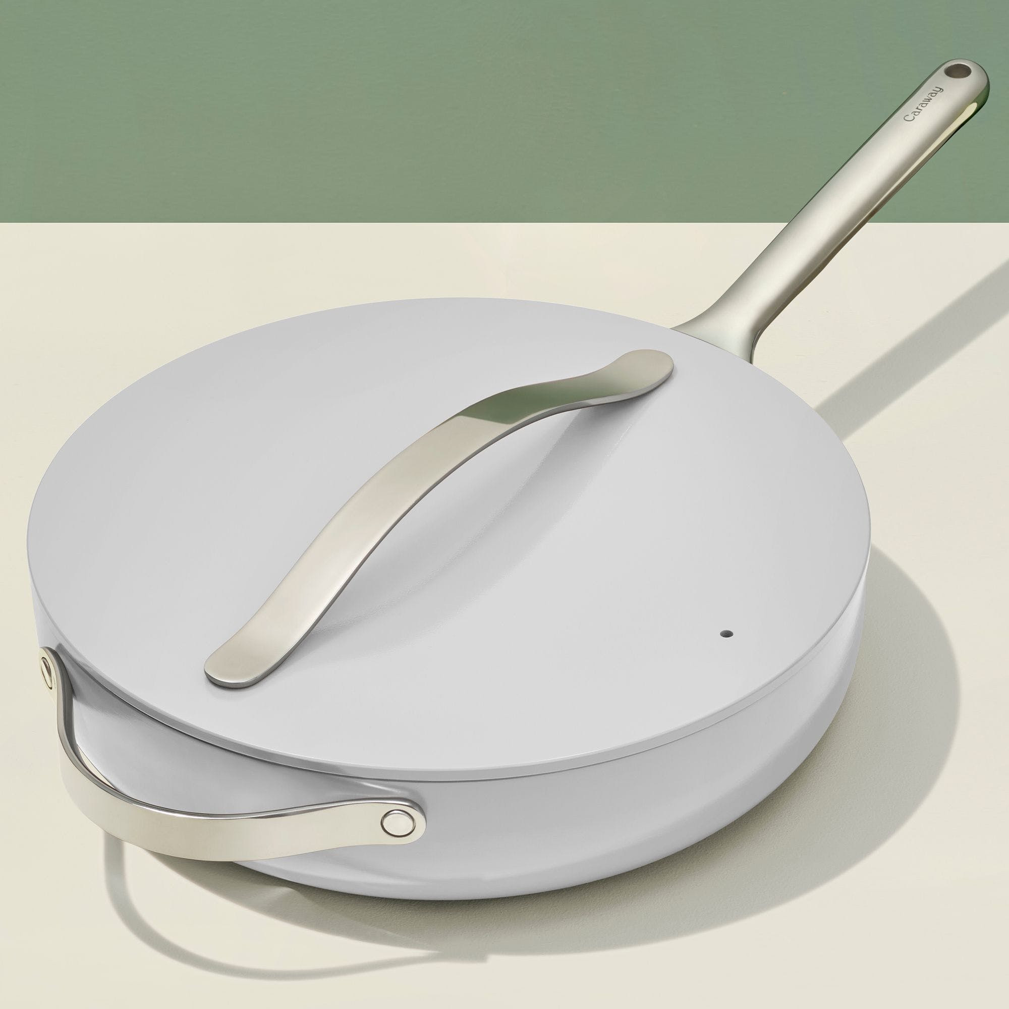 4.5 QT Sauté Pan In Gray | Non-Stick, Non-Toxic, PFAS-Free Ceramic Pans | Induction-Compatible For Healthy Cooking | Caraway | Caraway
