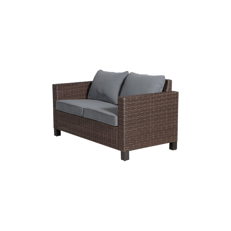 Better Homes & Gardens Brookbury Outdoor Loveseat- Gray | Walmart (US)