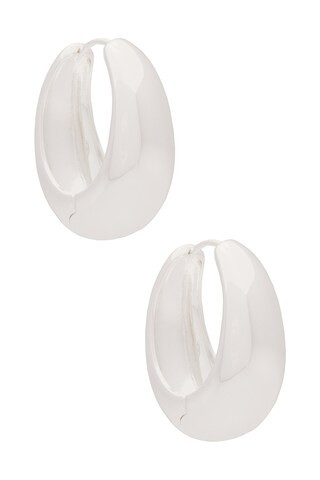 SHASHI Cameron Hoop in Silver from Revolve.com | Revolve Clothing (Global)