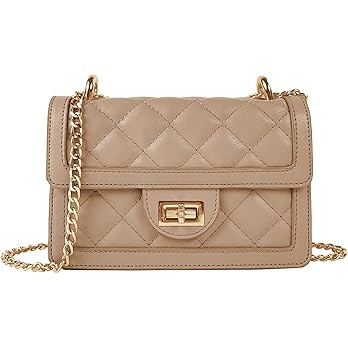 SG SUGU Small Quilted Crossbody Bag, Trendy Designer Mini Shoulder Bag, Phone Wallet Purse for Wo... | Amazon (US)