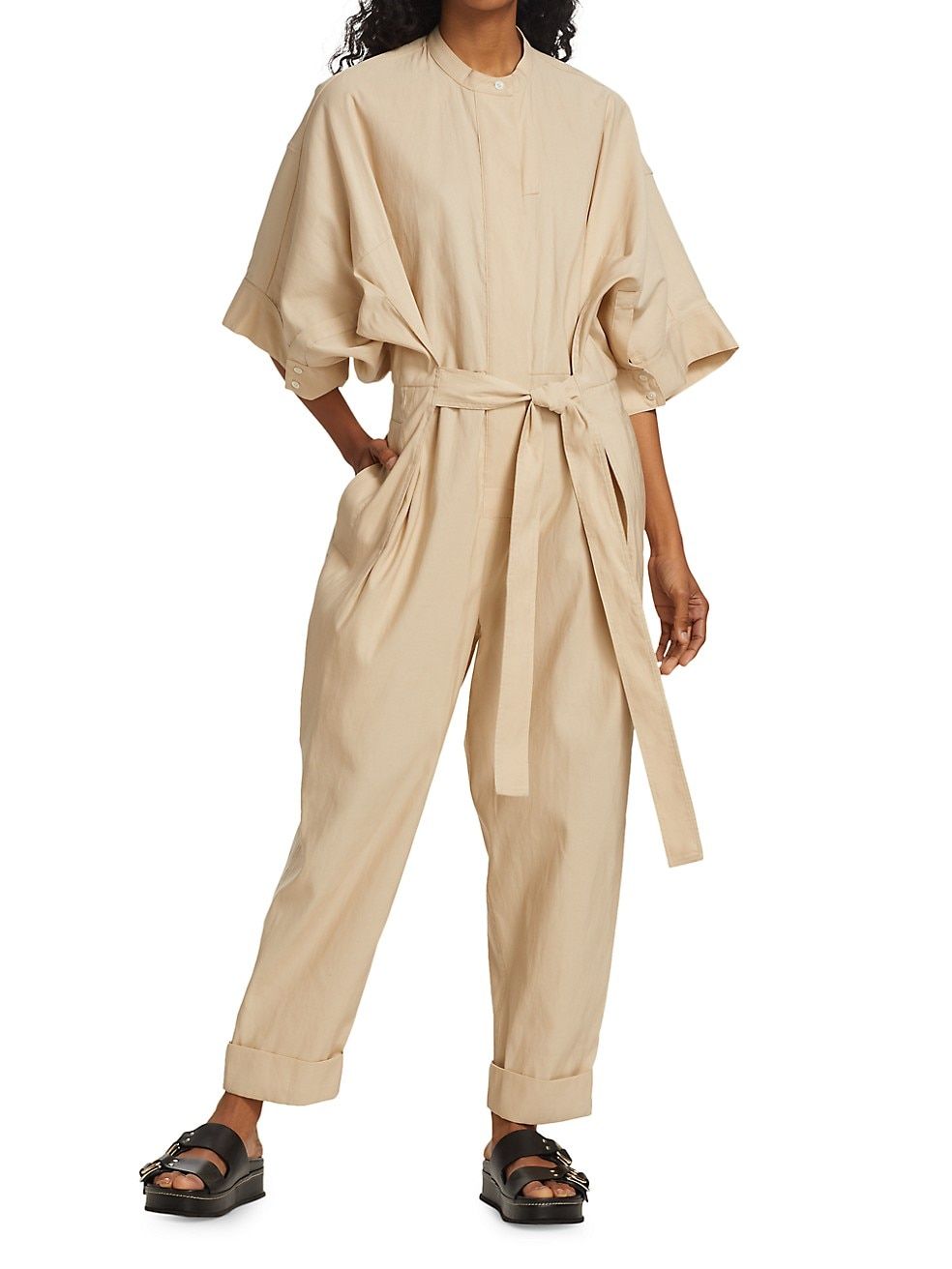 Belted Jumpsuit | Saks Fifth Avenue