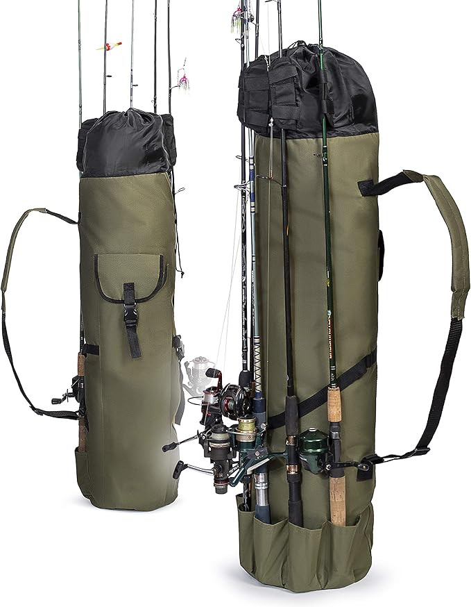 Besti Fishing Rod Organizer Bag (Portable) Shoulder Carry Home and Travel Storage | Professional ... | Amazon (US)