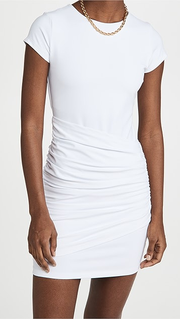 Short Sleeve Gathered Overlay Dress | Shopbop