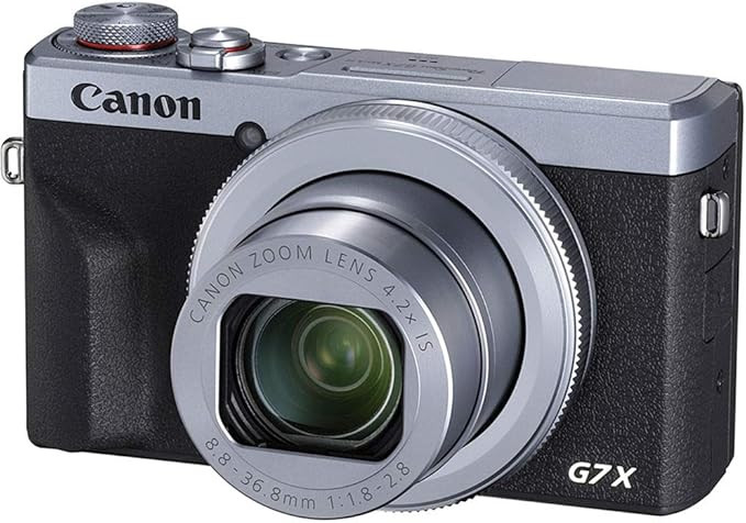 Canon PowerShot G7X Mark III Digital Camera with 4.2x Optical Zoom Lens (Silver) | Amazon (US)