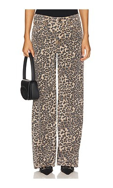 LIONESS Top Model Jean in Leopard from Revolve.com | Revolve Clothing (Global)