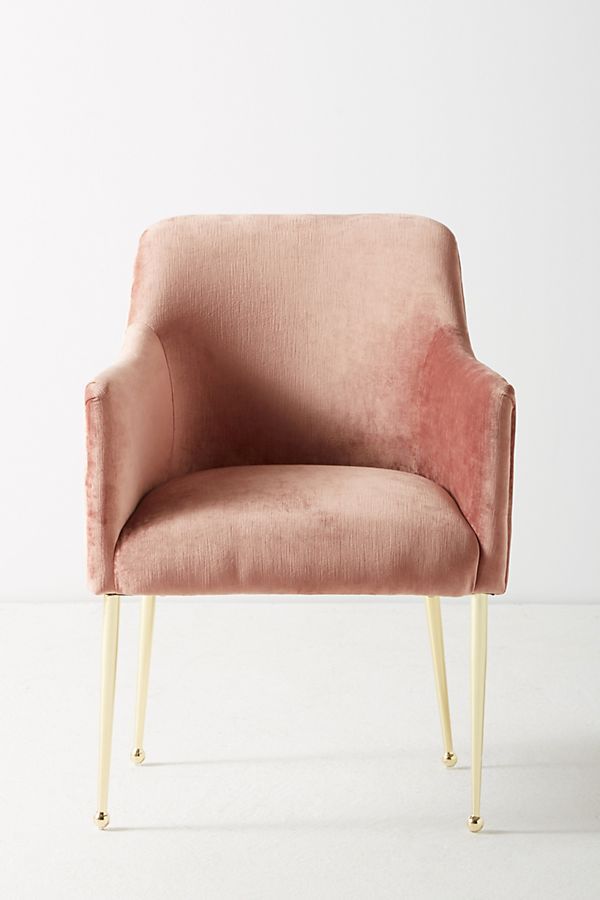 Slub Velvet Elowen Armchair | Anthropologie (US)