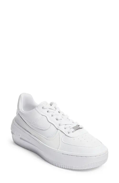 Nike Air Force 1 PLT. AF. ORM Sneaker in White/Summit White at Nordstrom, Size 9.5 | Nordstrom