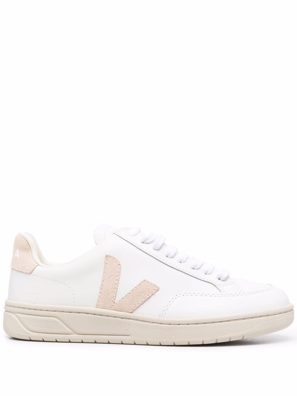 VEJA V-12 Leather Sneakers - Farfetch | Farfetch Global