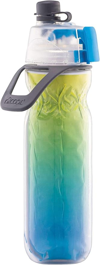 O2COOL Mist 'N Sip Misting Water Bottle 2-in-1 Mist And Sip Function With No Leak Pull Top Spout ... | Amazon (US)