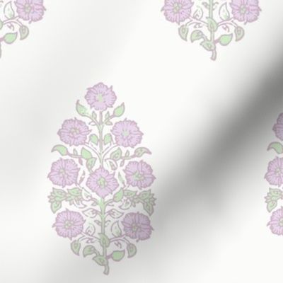 light purple lavender mughal flower | Spoonflower