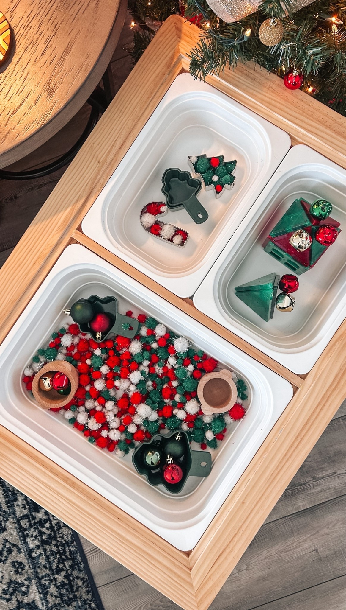 Christmas Sensory Table 🎄🎅🏻🔔

#LTKKids #LTKmomlife #LTKHoliday