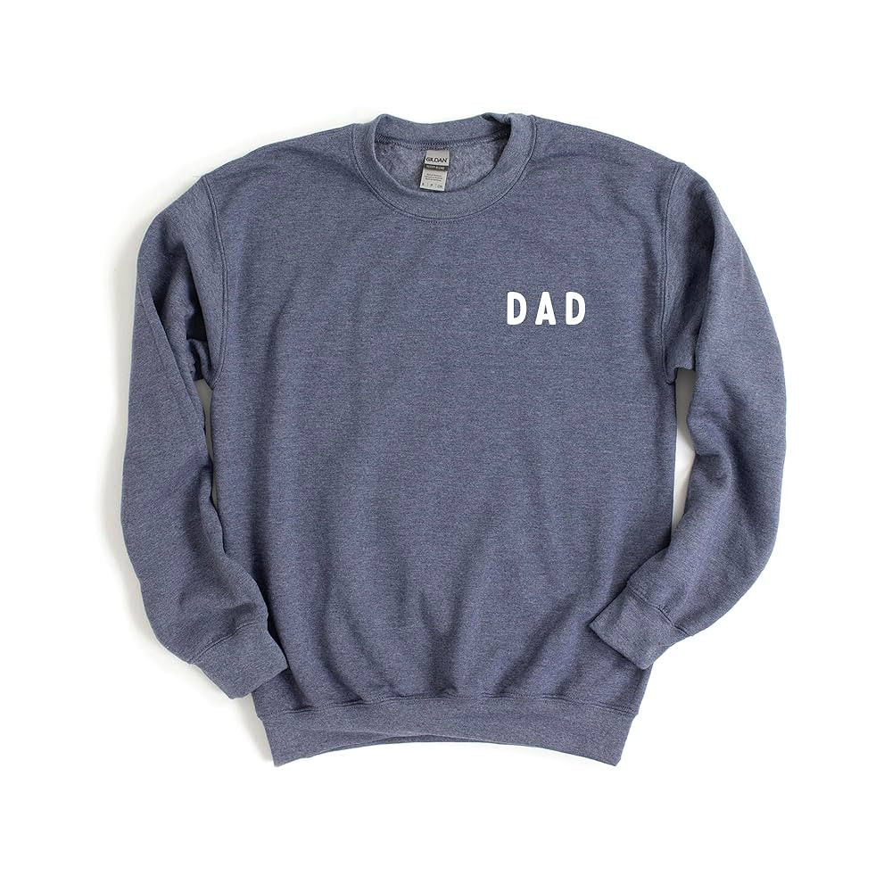 Dad Long Sleeve Crewneck Sweatshirt Dad Letter Print Graphic Shirts Pullover Tops, Daddy, Dada sw... | Amazon (US)
