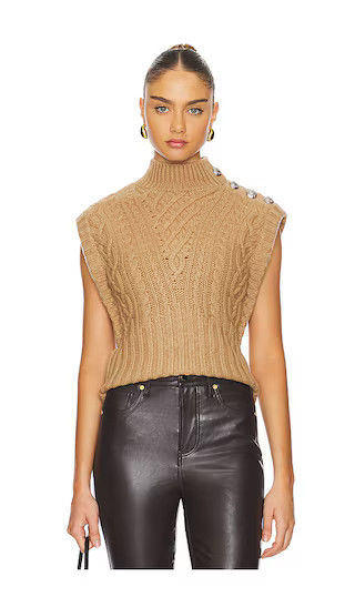Holton Knit Vest in Russet | Revolve Clothing (Global)