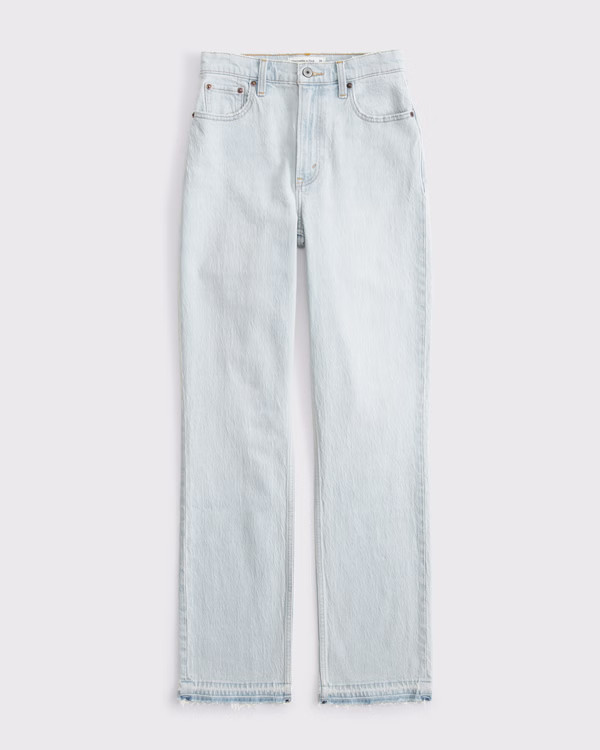 Ultra High Rise 90s Straight Jean | Abercrombie & Fitch (US)