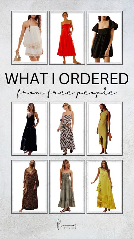 What I ordered from Free People!
-
-
-
Midsize fashion, summer styles, summer dress, matching set, flowy maxi dress, free people style 

#LTKStyleTip #LTKSeasonal #LTKMidsize