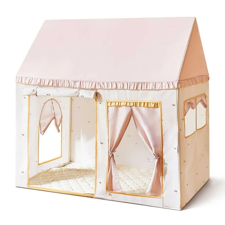 Tiny Land Kids Tent with Mat – Indoor Playhouse for Toddlers, Gift for Girls Age 3+, Cute Play ... | Walmart (US)
