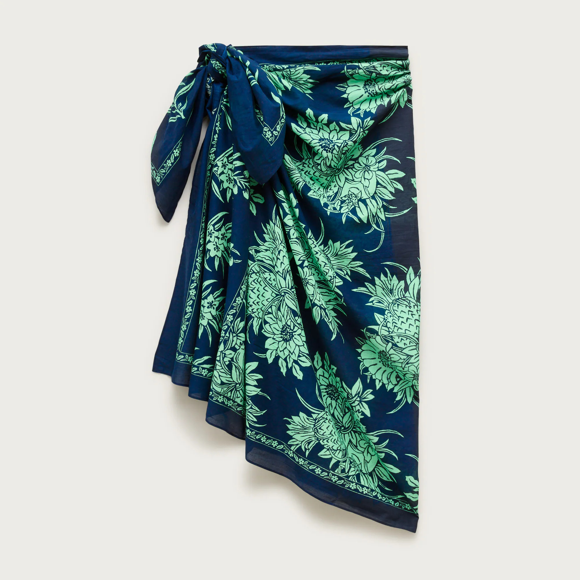 Cotton sarong in prints | J. Crew US