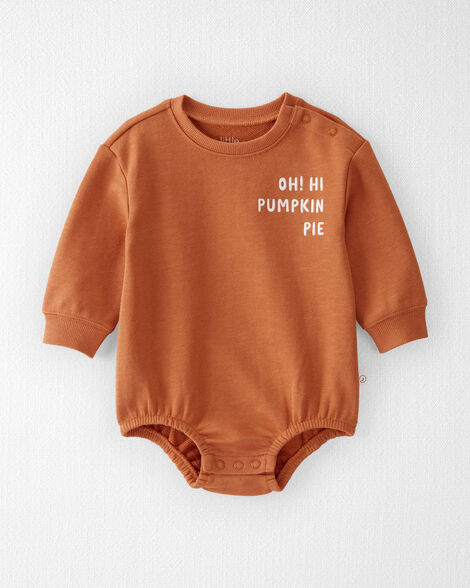Baby Organic Cotton Pumpkin Pie Bubble - Little Planet | Carter's | Carter's Inc