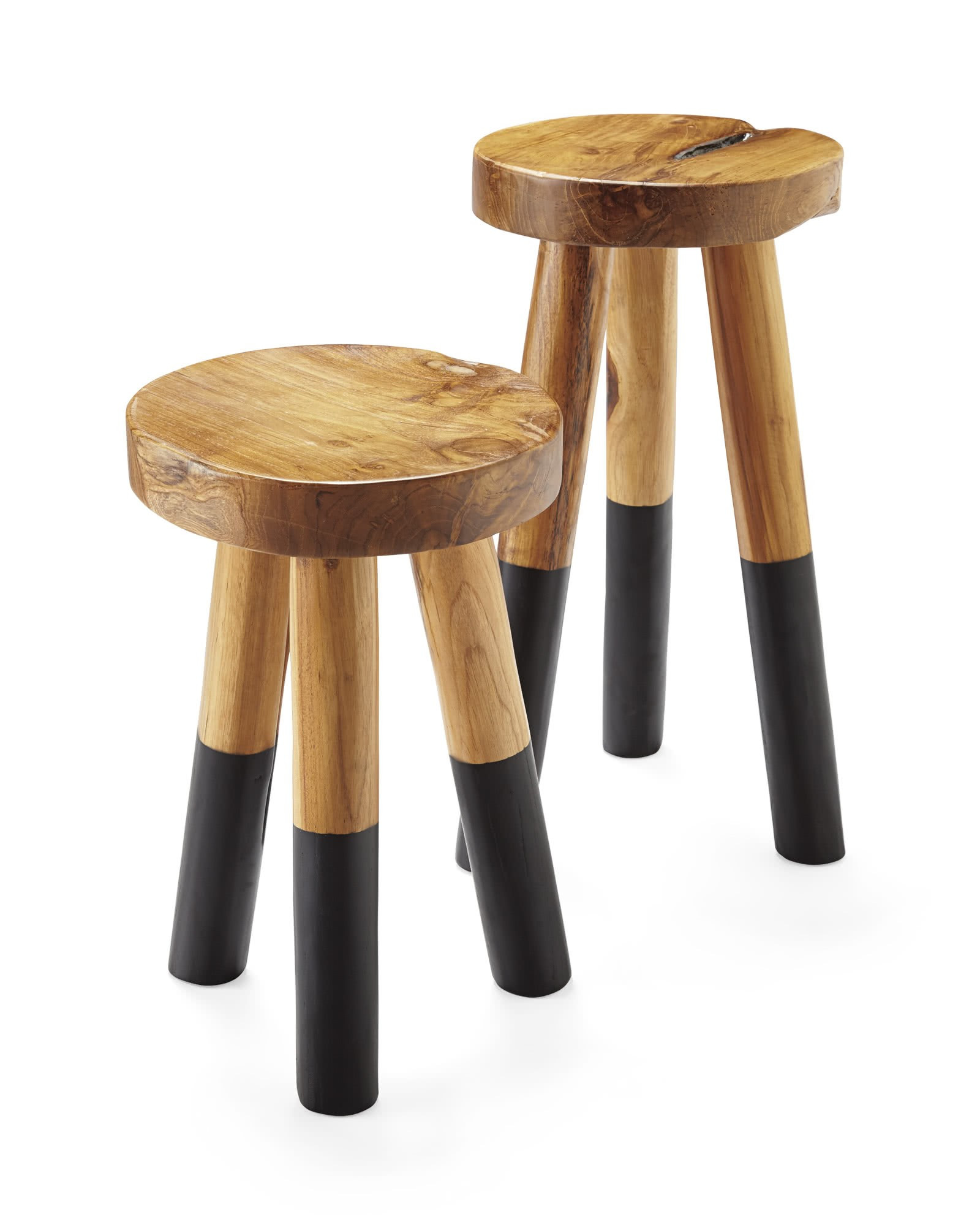 Dip-Dyed Stools | Serena and Lily