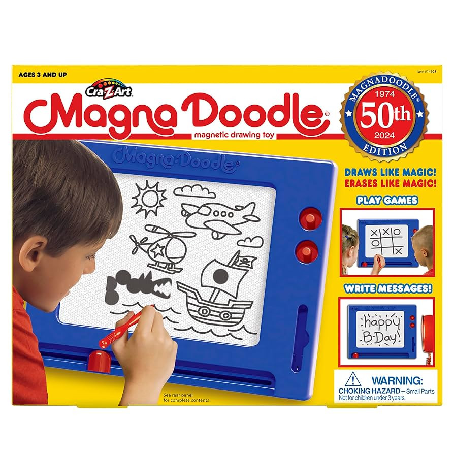 Cra-Z-Art Retro Magna Doodle - 50 Years of Creative Fun – Classic Magnetic Drawing Board Toy, A... | Amazon (US)