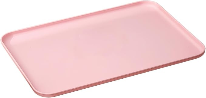 15 x 10.6 Inch Wheat Straw Cafeteria Trays, Lunch Dinner Tray, Rectangular Plastic Fast Food Tray... | Amazon (US)