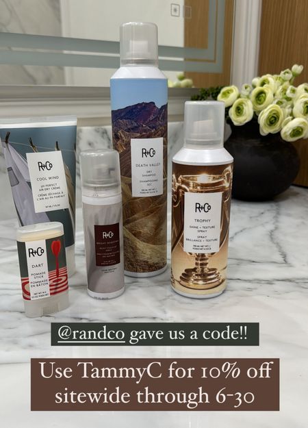 My everyday styling products now have a 10% discount code TammyC until 6-30. These smell amazing! Very santel like, not floral. They work so good! Dry shampoo leaves no white, root cover-up doesn’t transfer.  Texture spray doesn’t leave you sticky, I’m on my 4th bottle of most everything. 



#LTKBeauty #LTKFindsUnder50 #LTKOver40
