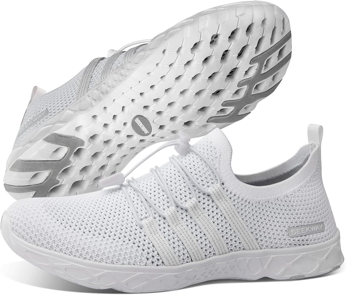 SEEKWAY Womens Water Shoes Quick Dry Barefoot Aqua Shoes Beach Walking Pool Hiking Water Sports SP00 | Amazon (US)