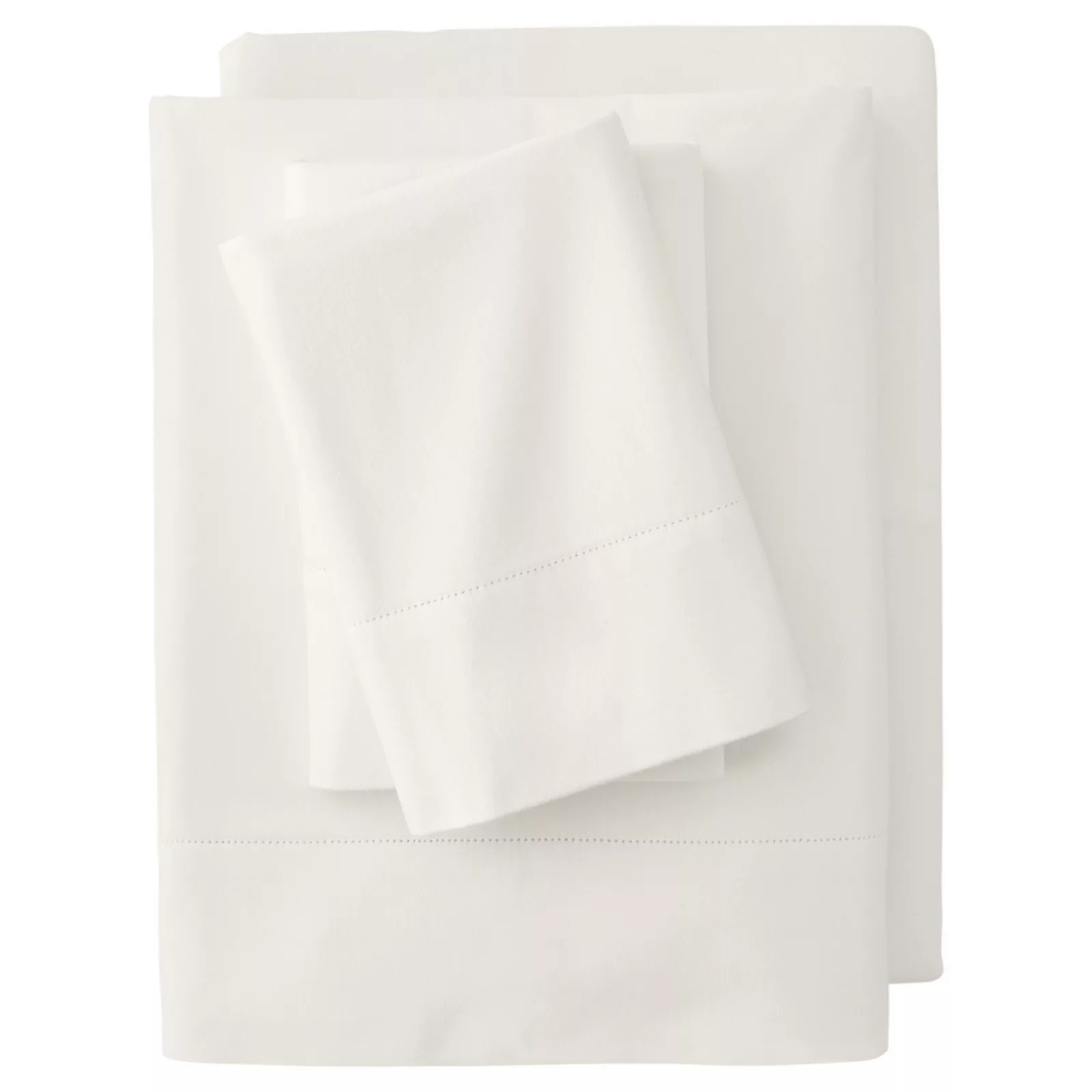 Lands' End Supima Flannel Sheet Set or 2-pack Pillowcase Set, Natural, QUEEN FIT | Kohl's
