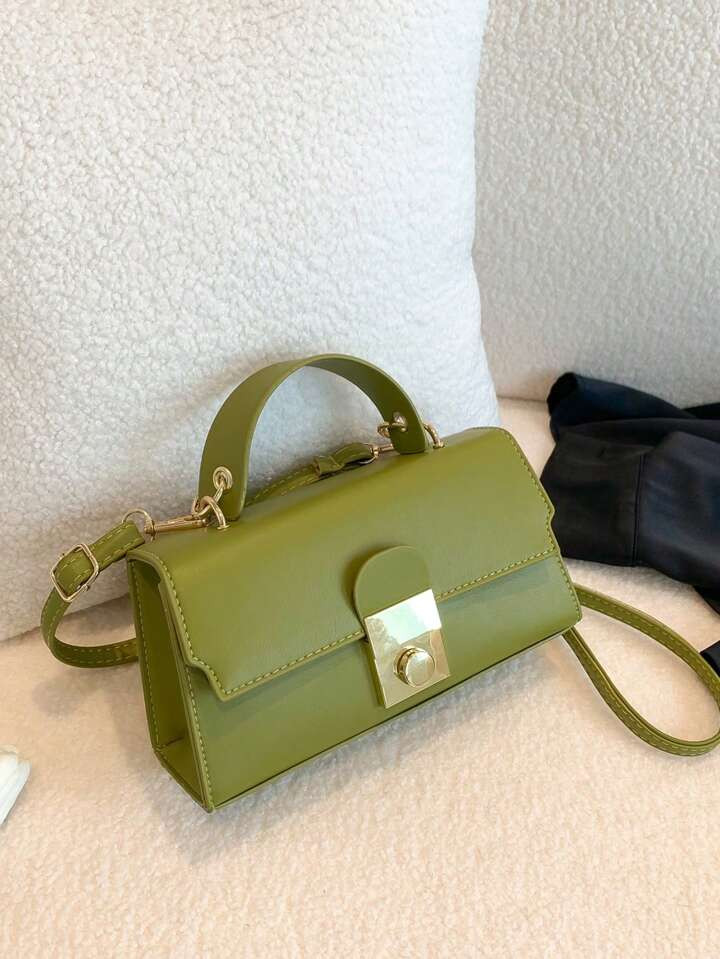 Modische Umhängetasche, Lässige Retro Unterarm Kleine Quadratische Tasche, Neuer Stilvoller Retro Strukturierter Schultertasche | SHEIN