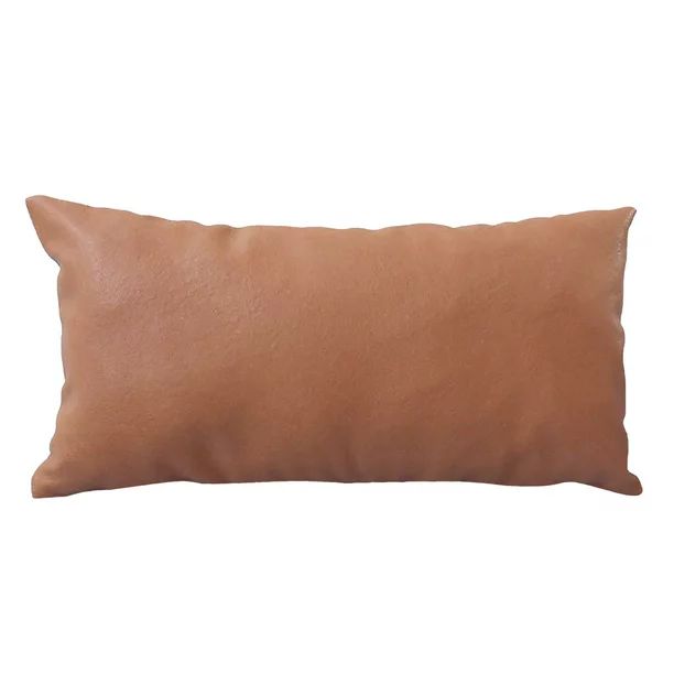 Egmy Faux Leather Cushion Covers Throw Pillowcase Sofa Home Decor Solid Color 120X30 | Walmart (US)