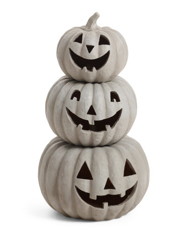 11.5x21.5 Outdoor Safe Triple Stack Jack O Lanterns | Marshalls