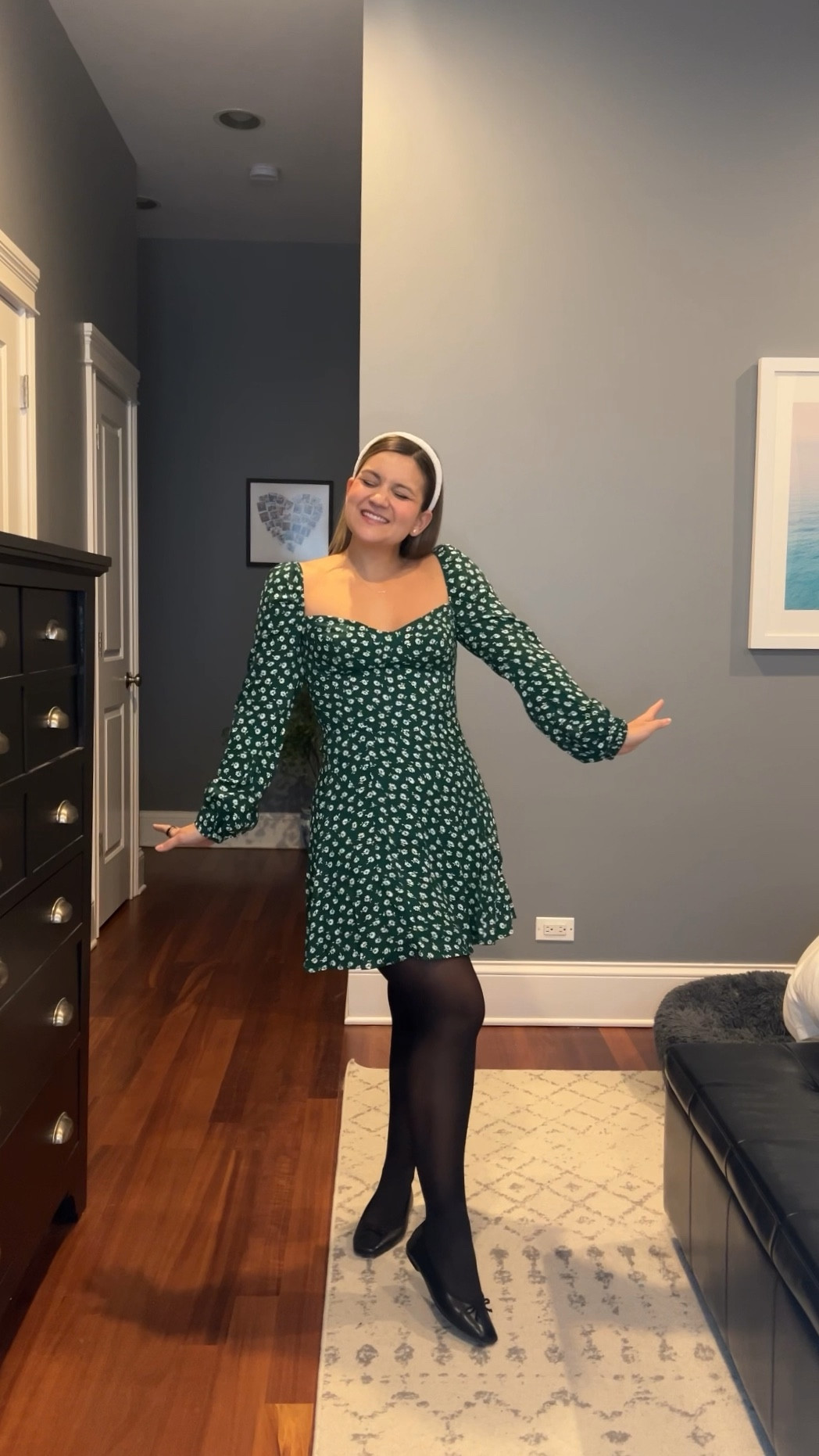 This ref dress is on sale for $130 in the color but just $65 in navy!! I got a size 4 and it fits great - just a little loose in the chest. (I’ll add a little tape for when I bend down!)

#LTKsalealert #LTKfindsunder100 #LTKHoliday