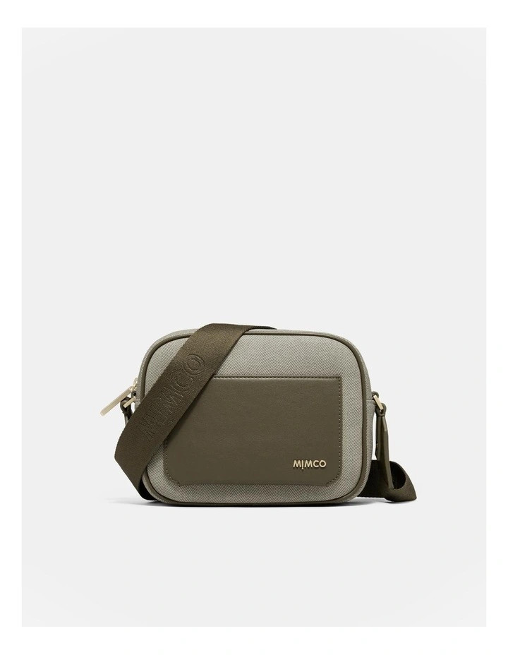 MimcoNorthcote Camera Crossbody Bag in Dark Olive | Myer