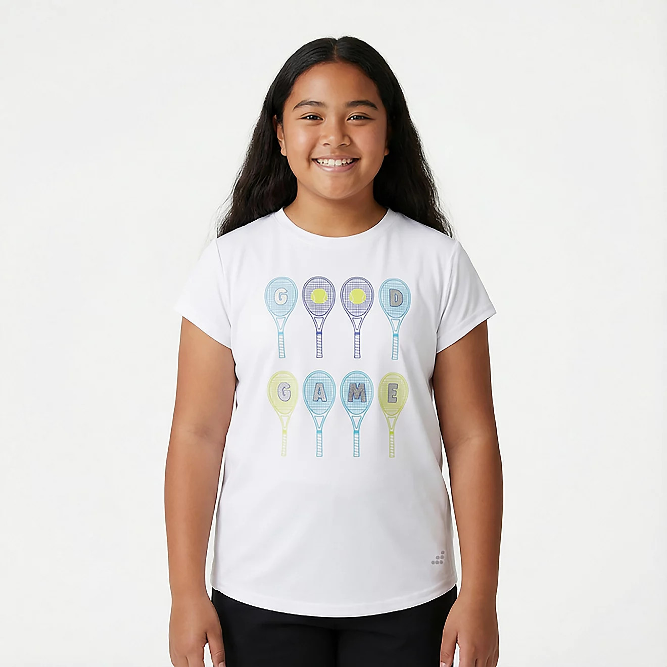BCG Girls' Training Turbo Good Tennis Graphic Short Sleeve T-shirt | Academy Sports + Outdoors