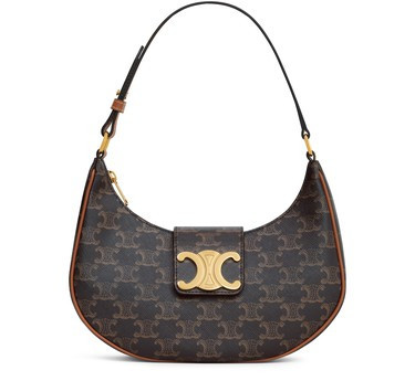 Ava Triomphe bag in Triomphe canvas and calfskin - CELINE | 24S US