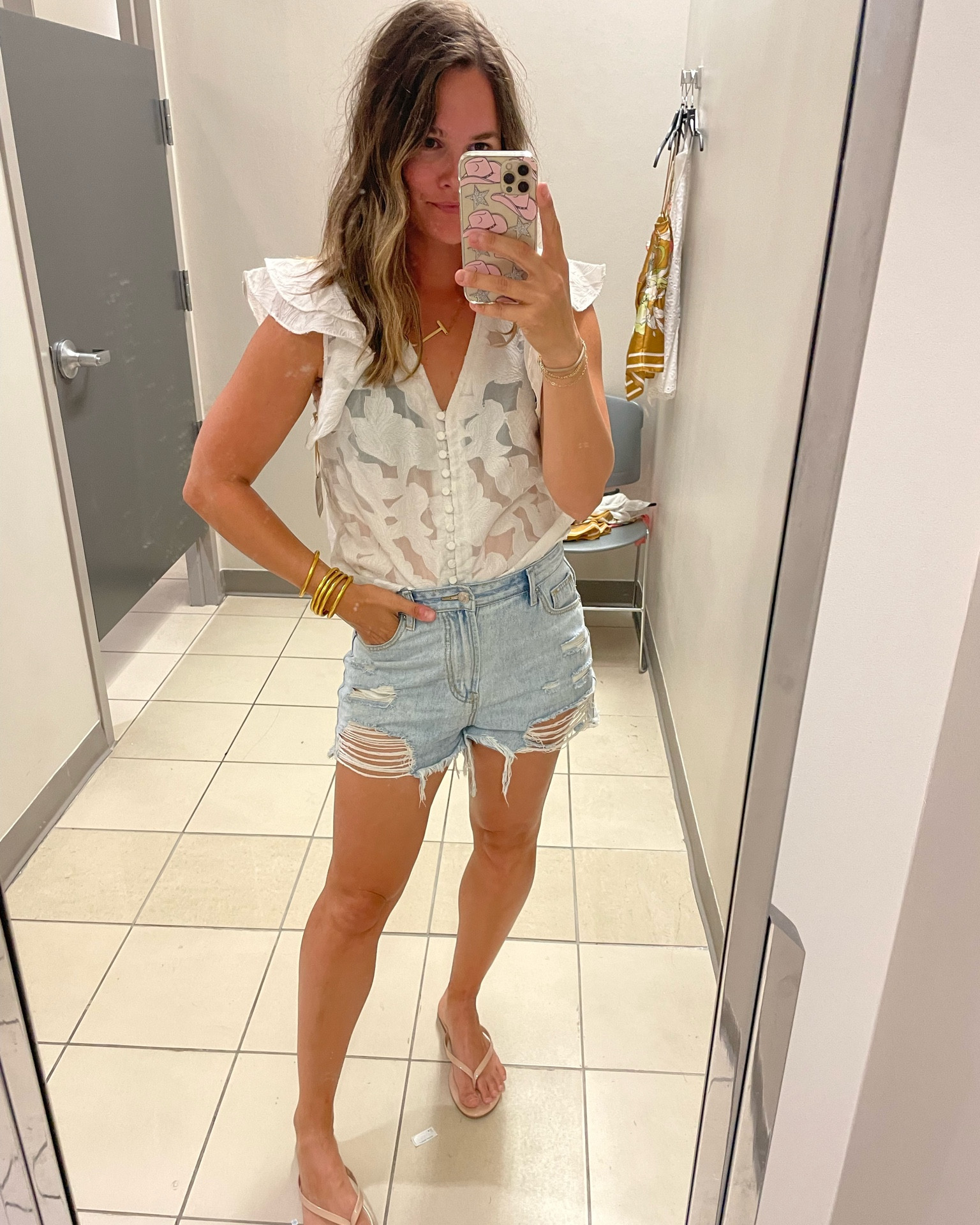 The prettiest top that reminds me of Anthro on sale from JCPenney and linking amazon shorts true sizing #amazon #amazonstyle #amazonfashion #anthropologie #lookalike #summeroutfit #ltkdealalert

#LTKunder50 #LTKFind