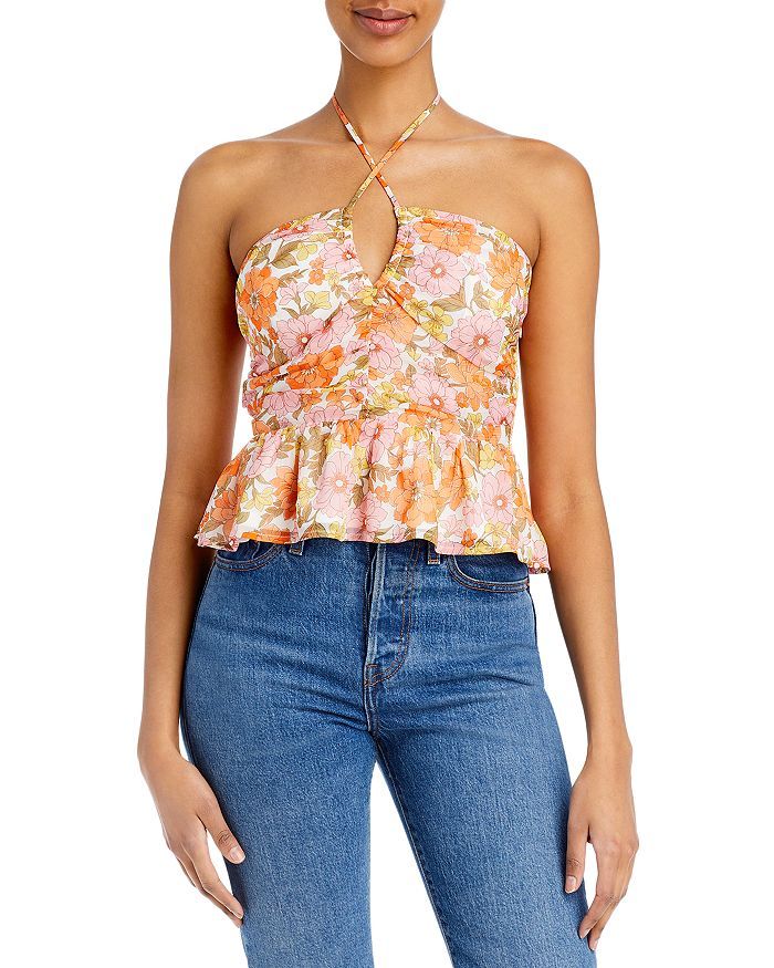 Retro Floral Halter Top - 100% Exclusive | Bloomingdale's (US)