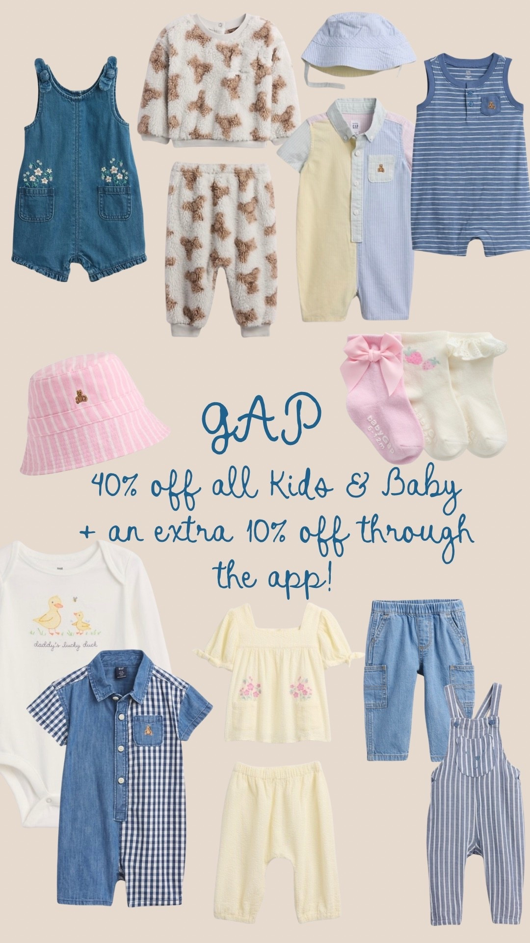 are these not the cutest baby clothes you’ve ever seen?! I just ordered multiple things for such a steal!! 
.
#babygap #babyclothes #toddlerclothes #baby 

#LTKKids #LTKBaby #LTKSaleAlert