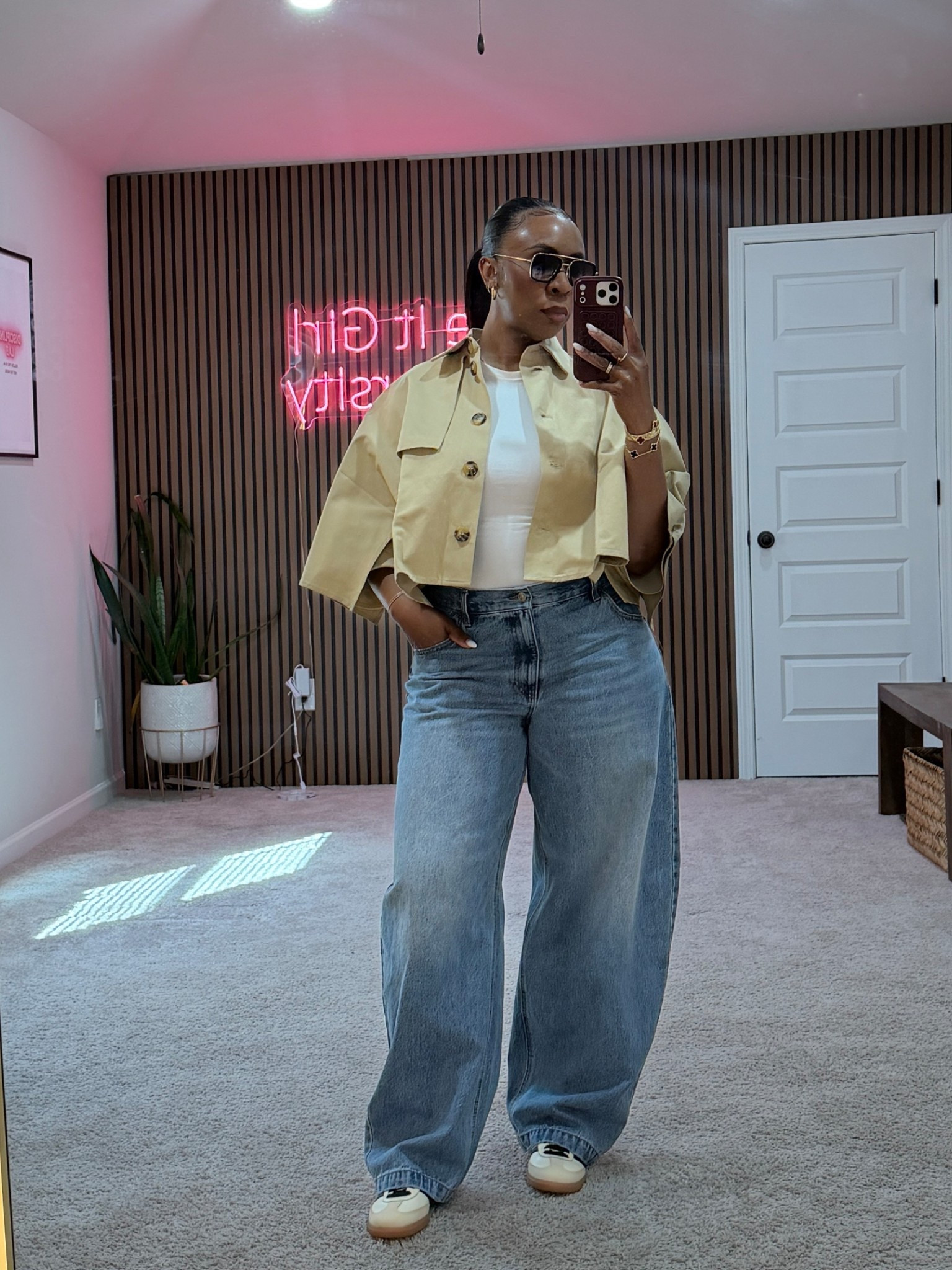 The cape trench is from Mango but sold out. I linked similar. Loved this cute casual fit 

#LTKMidsize #LTKOver40