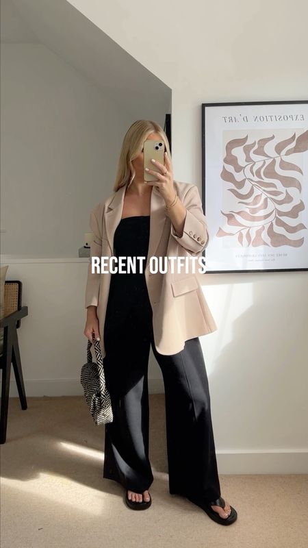 Outfit 1:
Blazer is ReOna but I’ve linked a similar item! Black corset top is linked in white as it’s sold out and all other links are below. 

Outfit 2: Blazer is old NAKD, Asos have a similar one I’ve linked on my instagram. Belt is Celine. 

Outfit 3: Bag is Polene Paris.

Outfit 4: Blazer is NAKD and trousers are old Primark. Bag is OS_LTD on instagram.

#LTKSale #LTKstyletip #LTKSeasonal