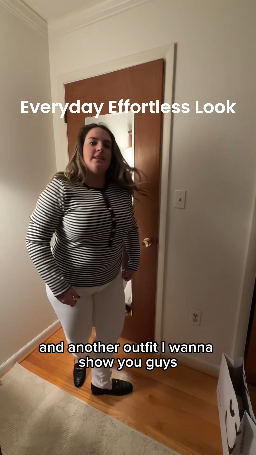 Everyday vibes done right 🤍 Top: Ann Taylor Loft | Jeans: American Eagle | Loafers: Nordstrom

#LTKWorkwear #LTKFindsUnder100 #LTKPetite