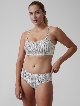 Scoop Printed Bikini Top D-DD | Athleta