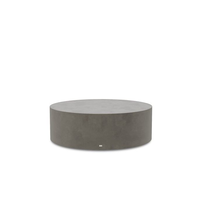 Blinde Circ 39" Low Round Coffee Table, Natural | Williams-Sonoma