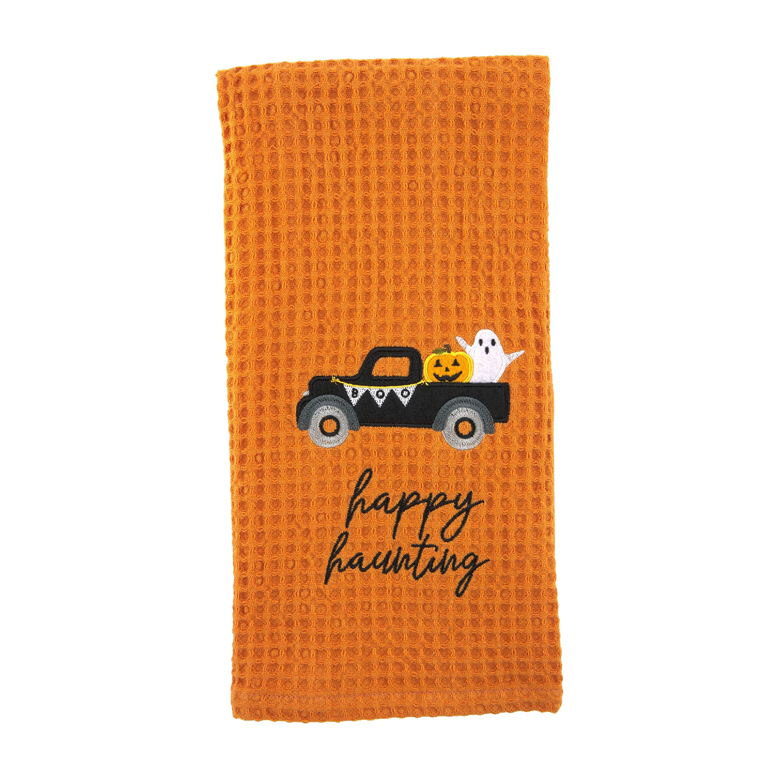 Mud Pie Waffle Towel, Happy Haunting | Amazon (US)
