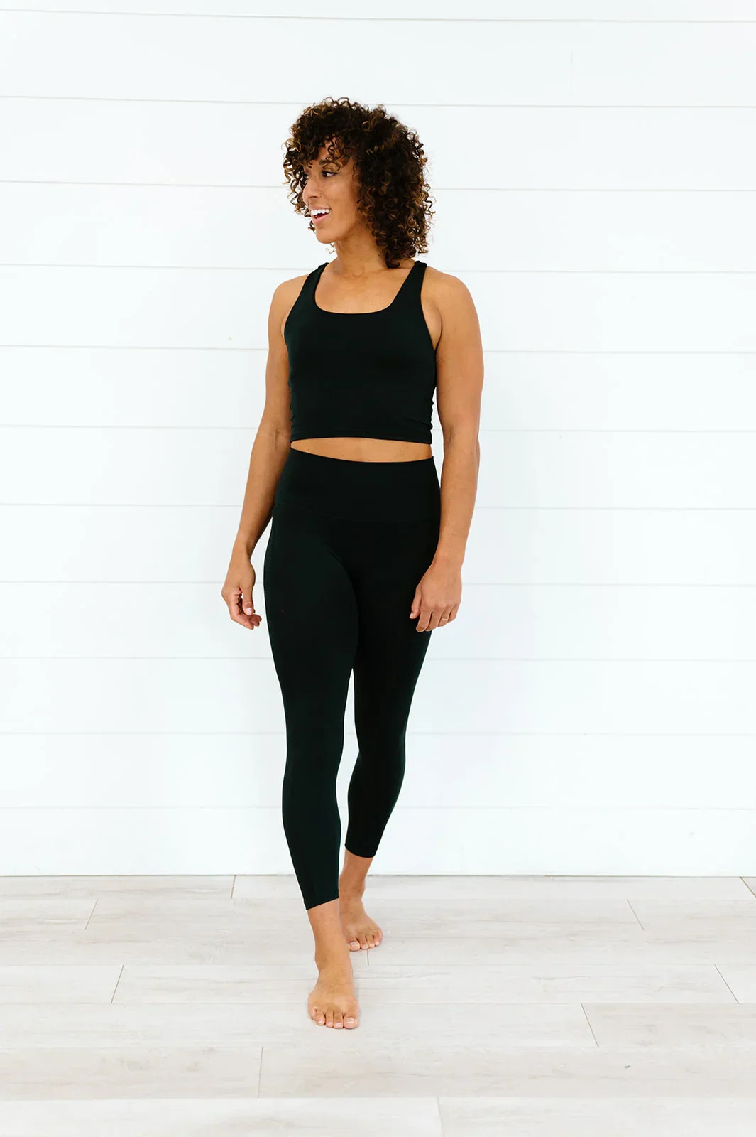 Balance High Waisted Leggings | Black | Coral Reef Swim US